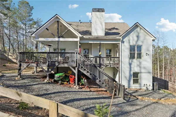 a view of a house with a park