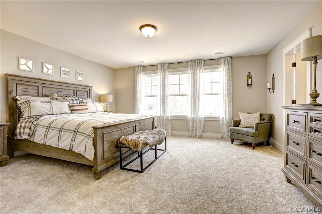 4955 Michaelwood Road Chesterfield, VA 23832 - Photo 10 of 19 a bedroom with a bed and a couch