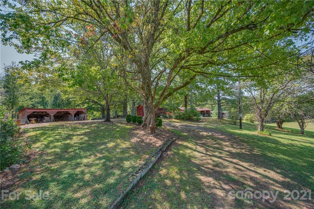 2330 Polk County Line Road Rutherfordton, NC 28139 - Photo 13 of 47 a backyard of a house with barbeque oven