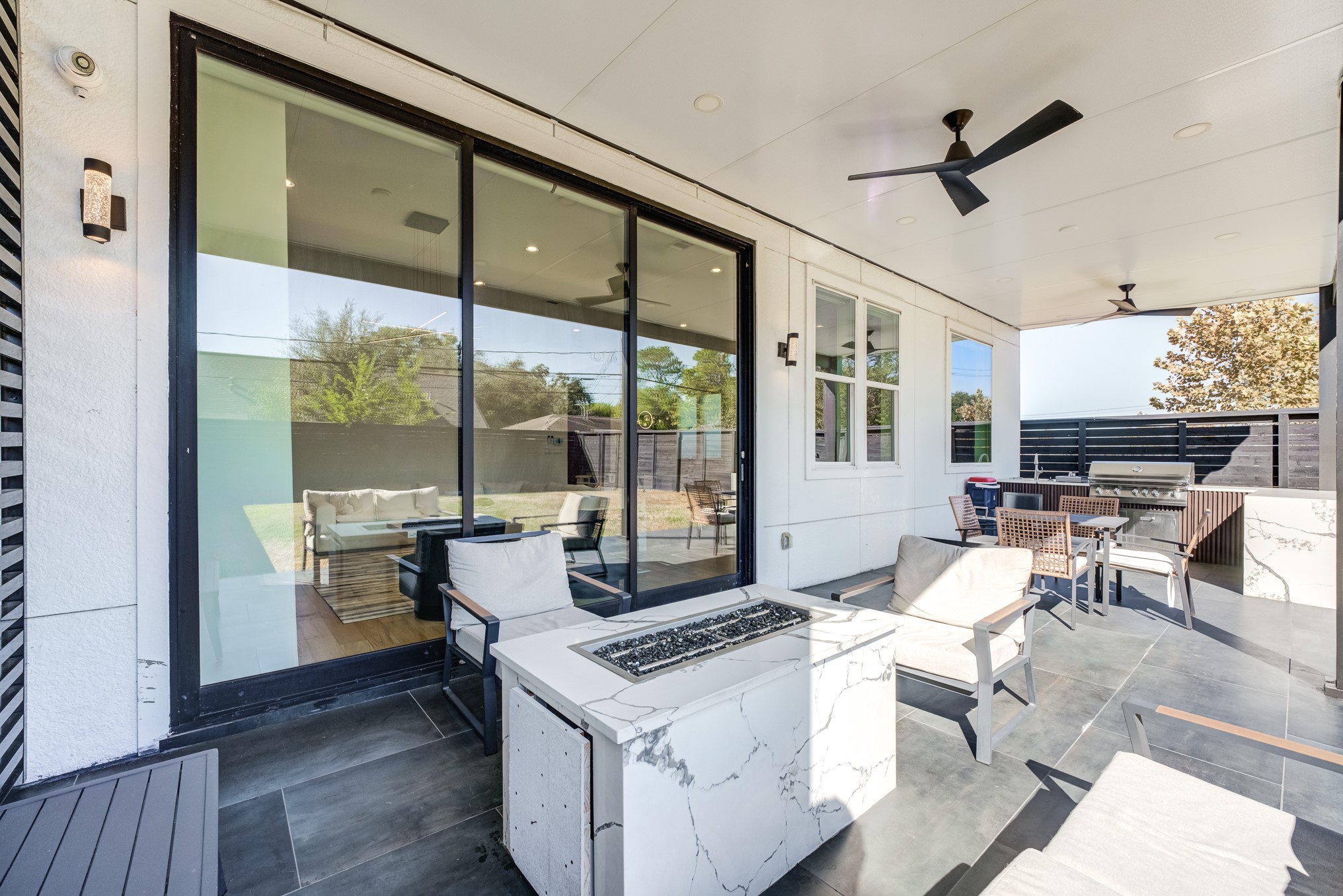 3406 Asher Landing Lane Houston, TX 77080 - Photo 33 of 45 a view of a dining room with furniture window and wooden floor
