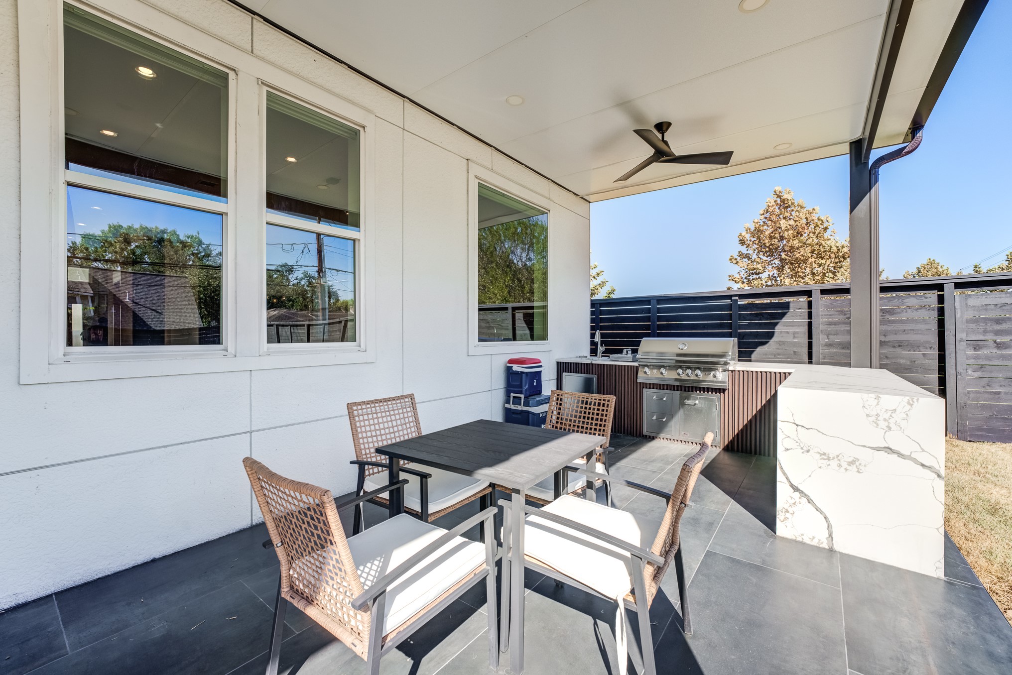 3406 Asher Landing Lane Houston, TX 77080 - Photo 34 of 45 a view of a outdoor space with seating area
