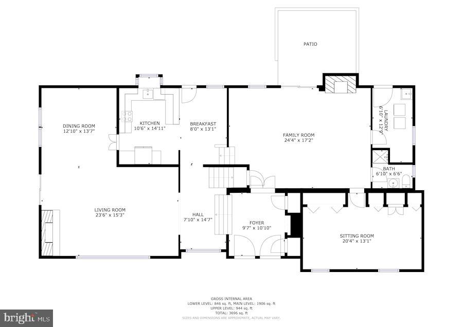 28 Millstone Road Randallstown, MD 21133 - Photo 42 of 45 Floor Plan
