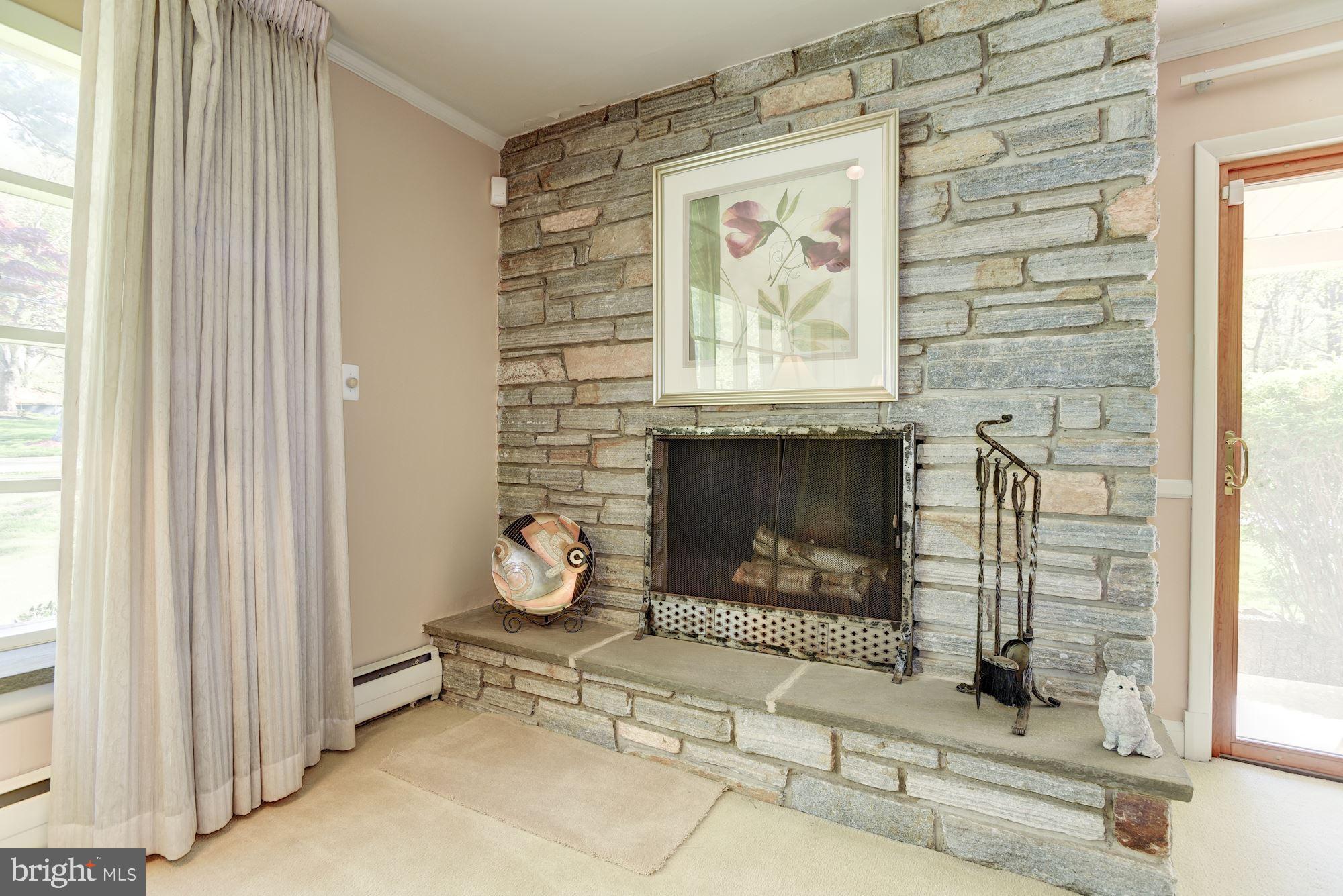 28 Millstone Road Randallstown, MD 21133 - Photo 7 of 45 Living Room | Stone Profile Fireplace