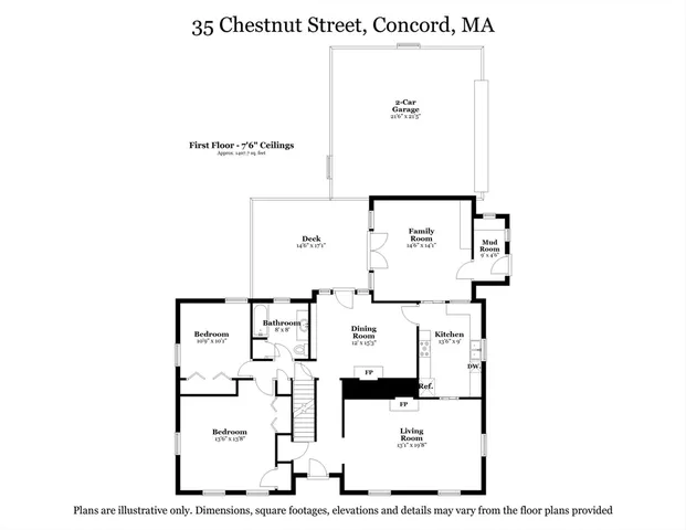 $1,595,000 | 35 Chestnut Street, Concord, MA 01742
