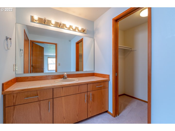 15917 Northeast Union Road, Unit 29 Ridgefield, WA 98642 - Photo 20 of 31 a bathroom with a sink and a mirror