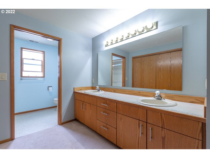 15917 Northeast Union Road, Unit 29 Ridgefield, WA 98642 - Photo 26 of 31 a bathroom with a sink and a mirror