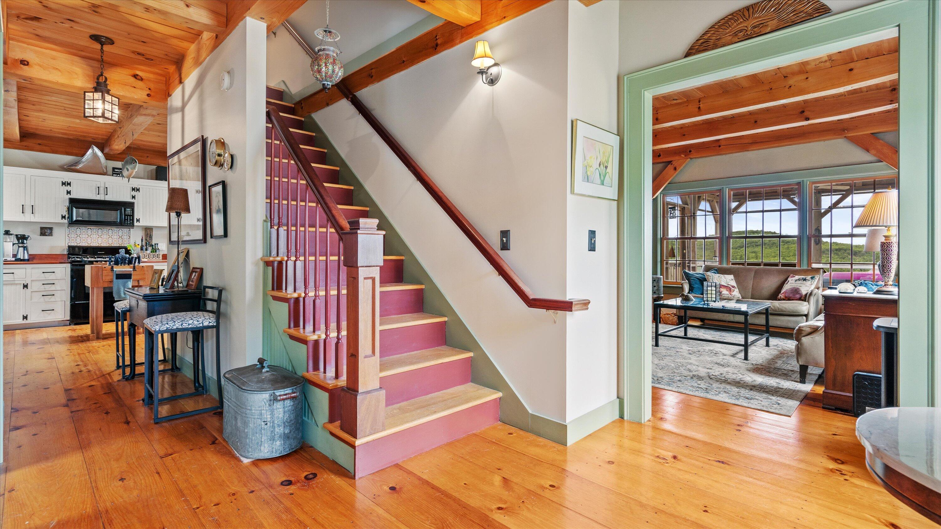 351 Douglas Hill Road East Baldwin, ME 04024 - Photo 38 of 75 DH KC stairway