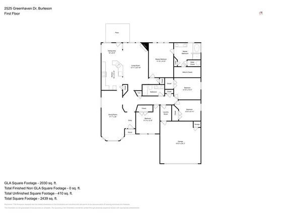 $2,425 | 2525 Greenhaven Drive, Burleson, TX 76028