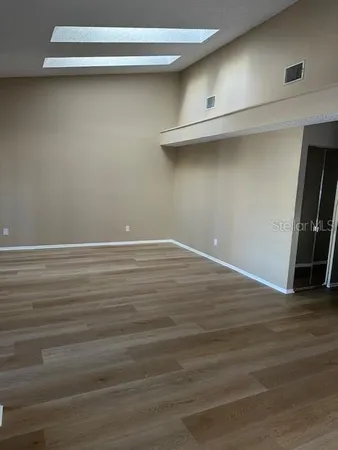 a view of an empty room