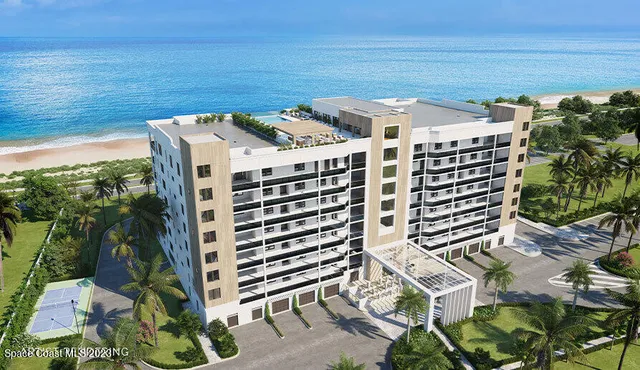 a view of a city with tall buildings