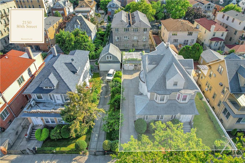 2150 80th Street Brooklyn, NY 11214 - Photo 4 of 4 an aerial view of residential houses with outdoor space