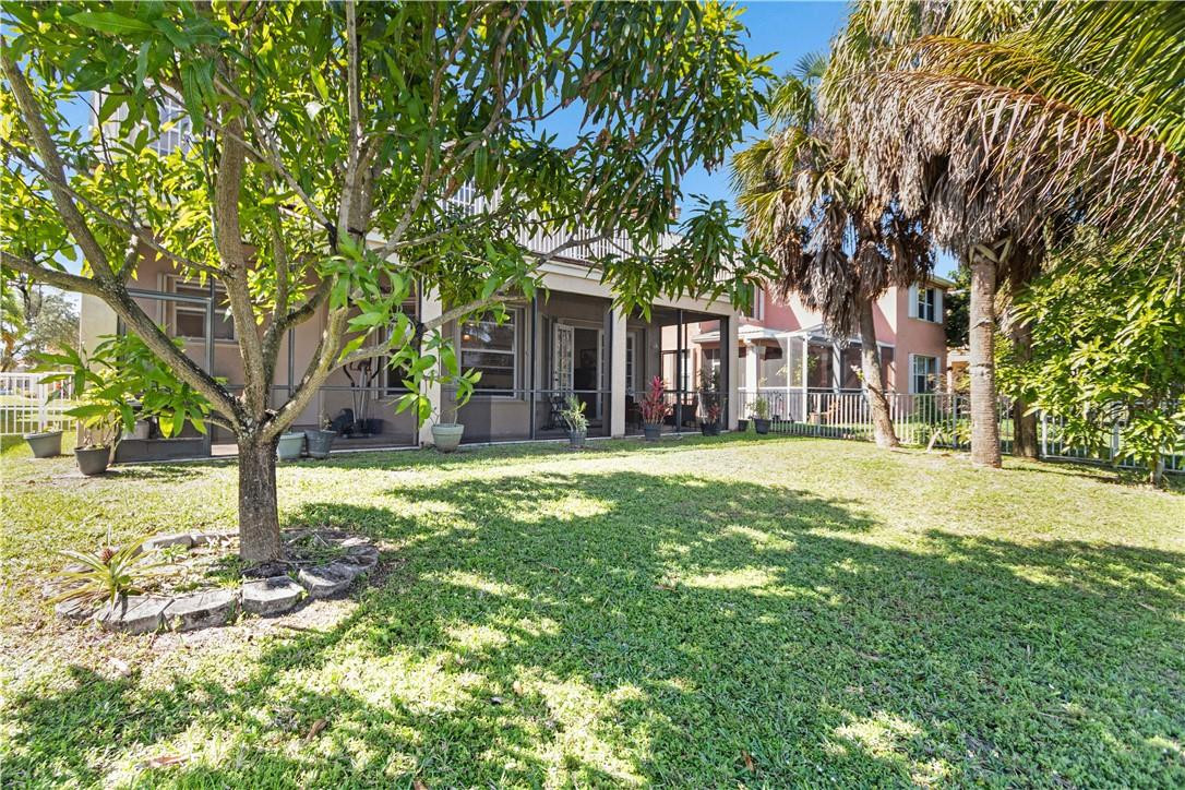 4611 Southwest 131st Terrace Miramar, FL 33027 - Photo 46 of 66 Yard with Fruit Trees