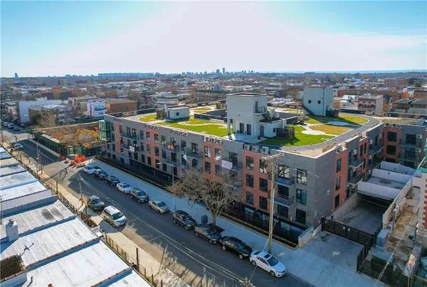a view of a balcony with city view