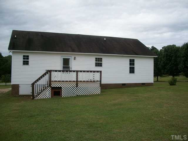 8131 Covered Bridge Road Wendell, NC 27591 - Photo 19 of 22 Great view of the back. Plenty of yard space to do almost anything! No HOA dues. Exterior Back