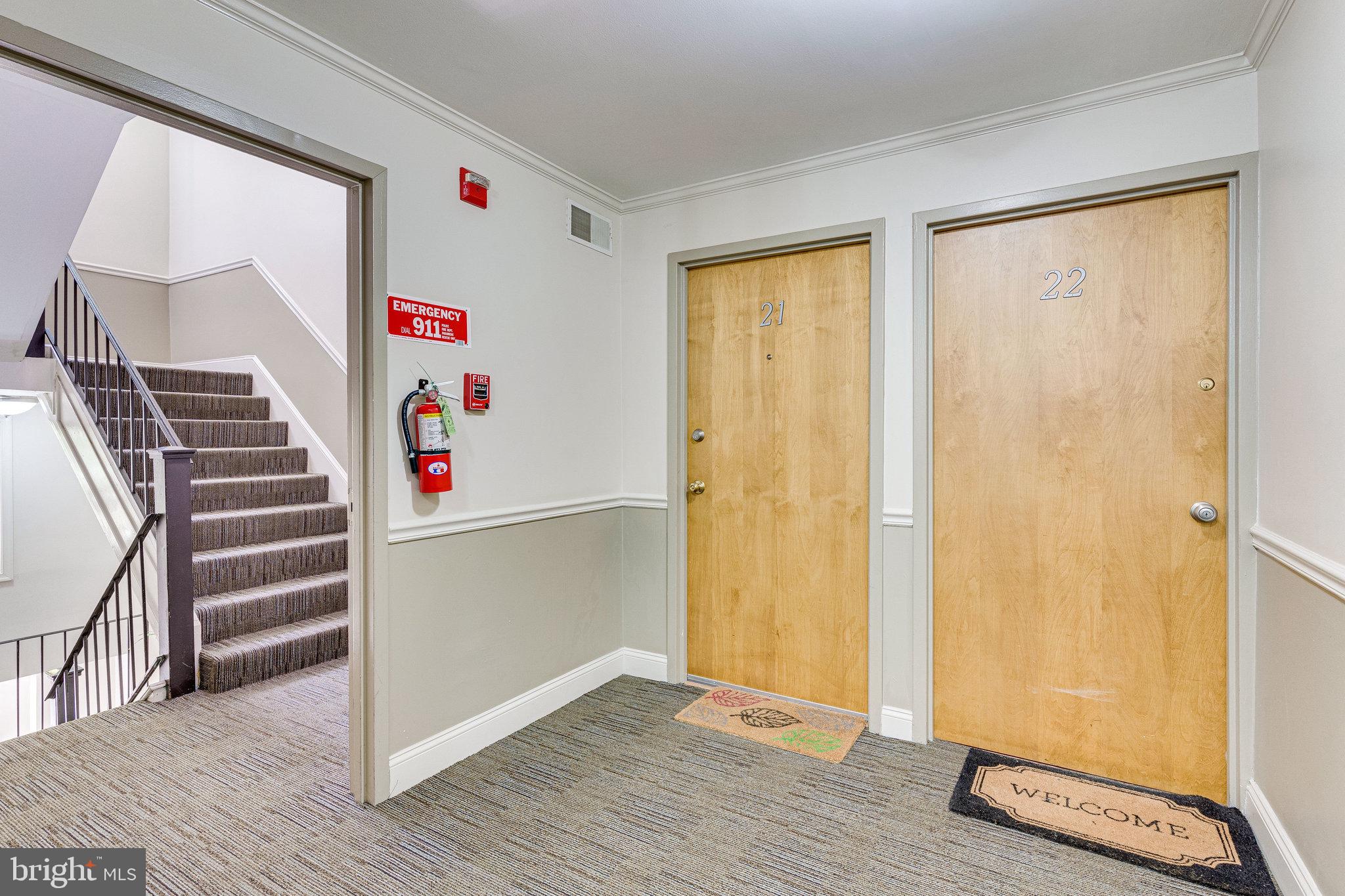 1437 Spring Road Northwest, Unit 21 Washington, DC 20010 - Photo 5 of 28 Front Door Entrance to #21
