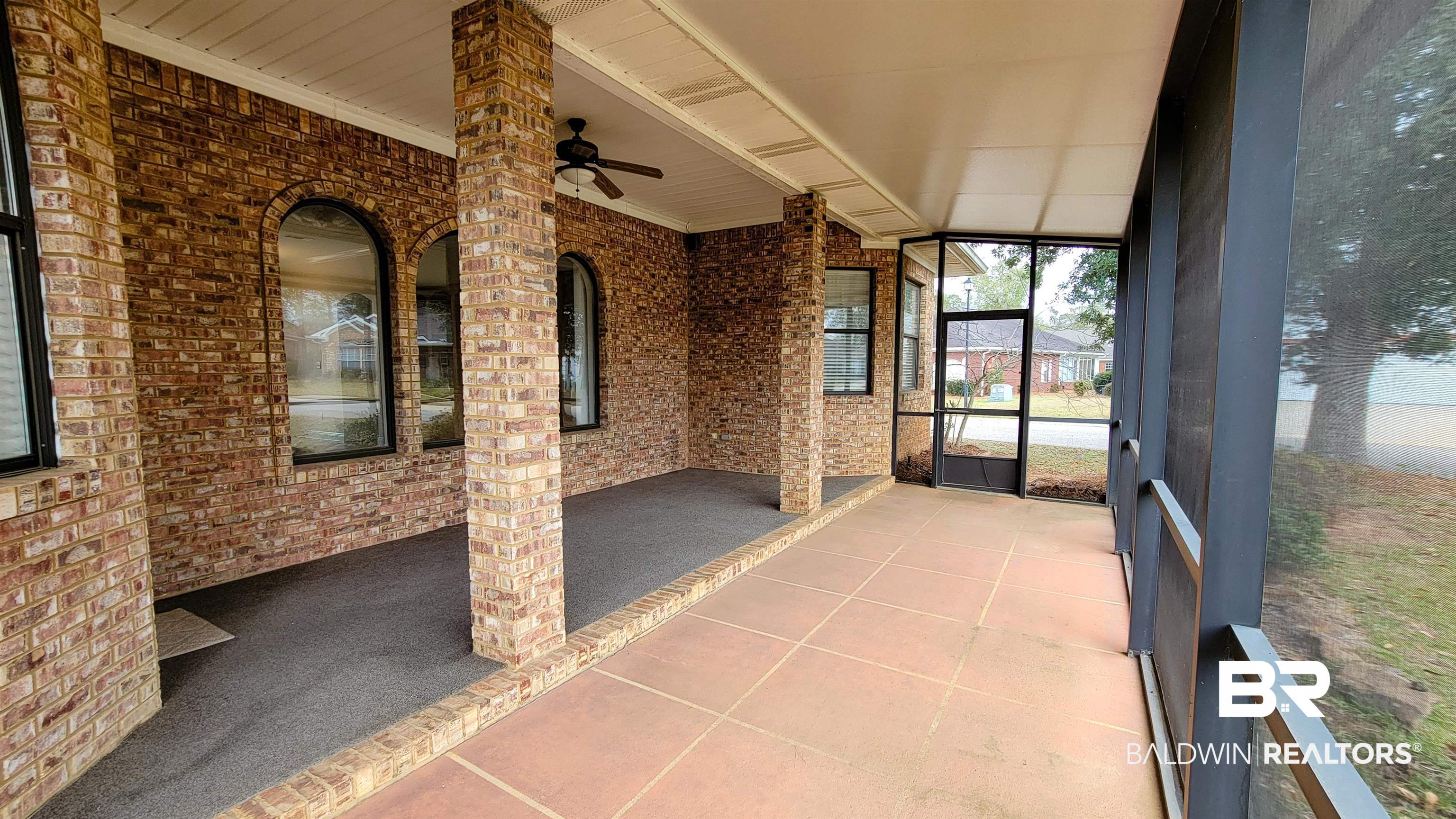 214 Hemingway Loop Foley, AL 36535 - Photo 37 of 67 Unfurnished sunroom with ceiling fan