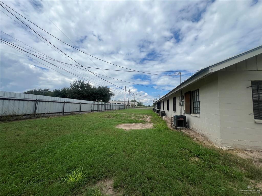 5020 La Homa Road Mission, TX 78574 - Photo 24 of 28 a view of a backyard with grass and fence