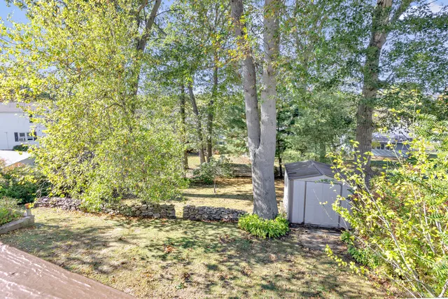 a view of a back yard