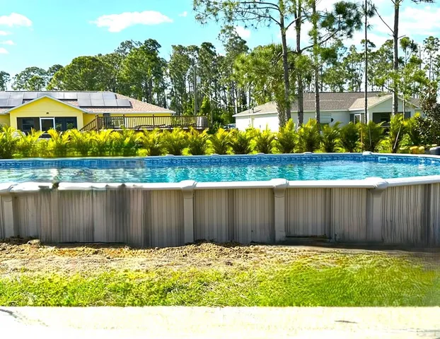 a view of an outdoor space and yard