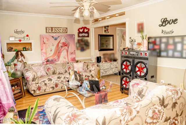 a bed room with a bed and a couch