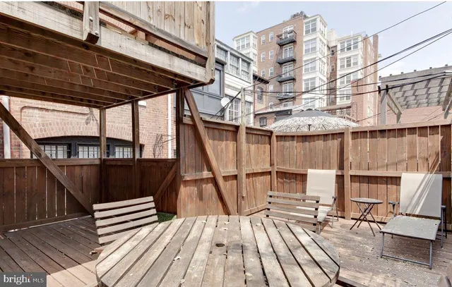 a view of deck with patio