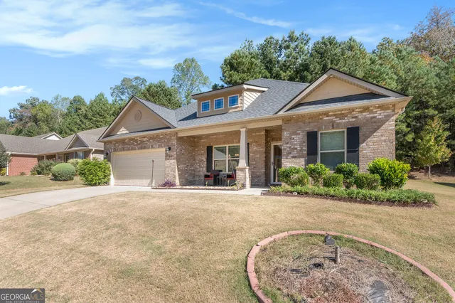 front view of a house with a porch