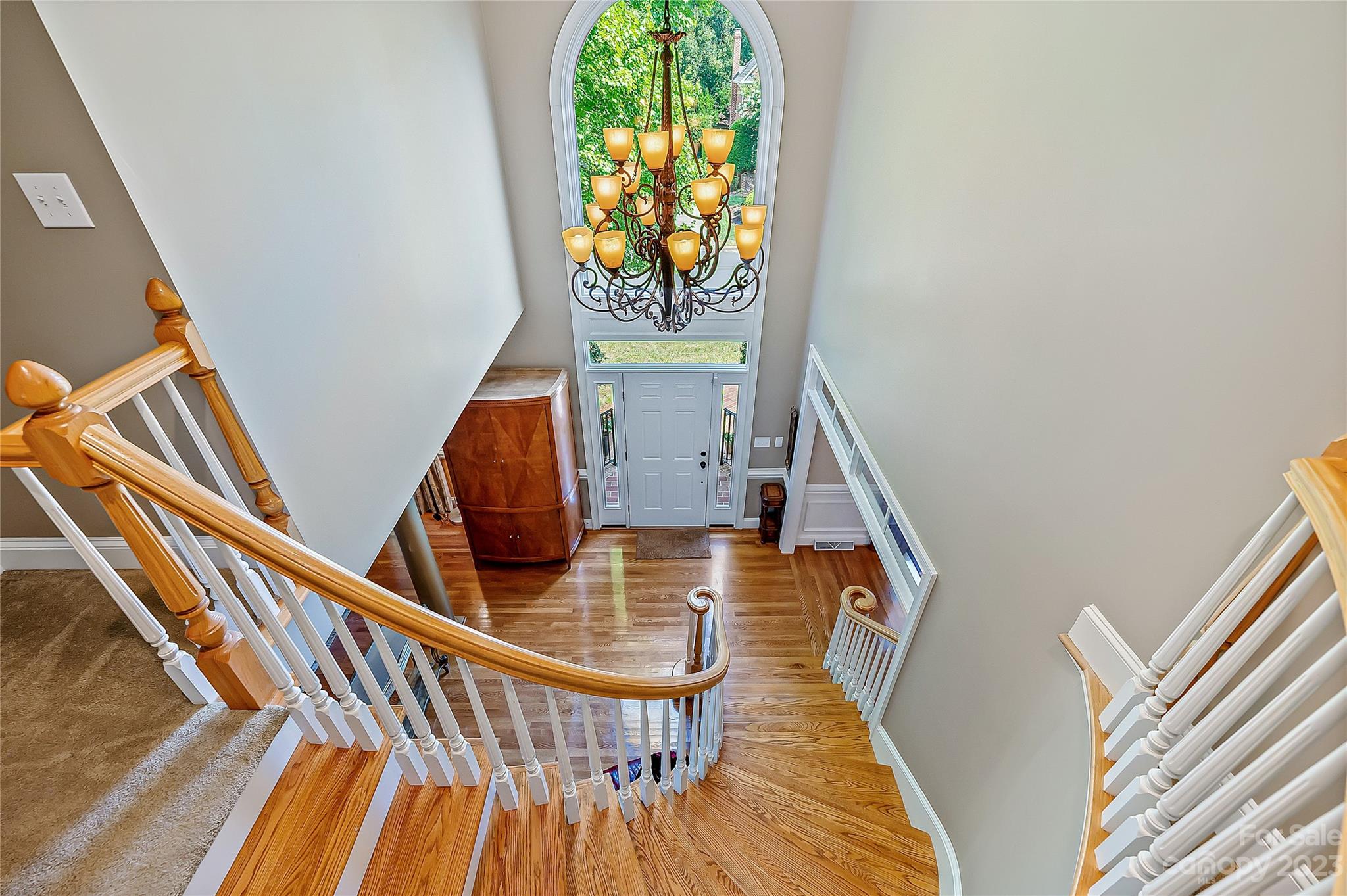 4517 Binfords Ridge Road Charlotte, NC 28226 - Photo 26 of 47 a view of entryway with wooden floor