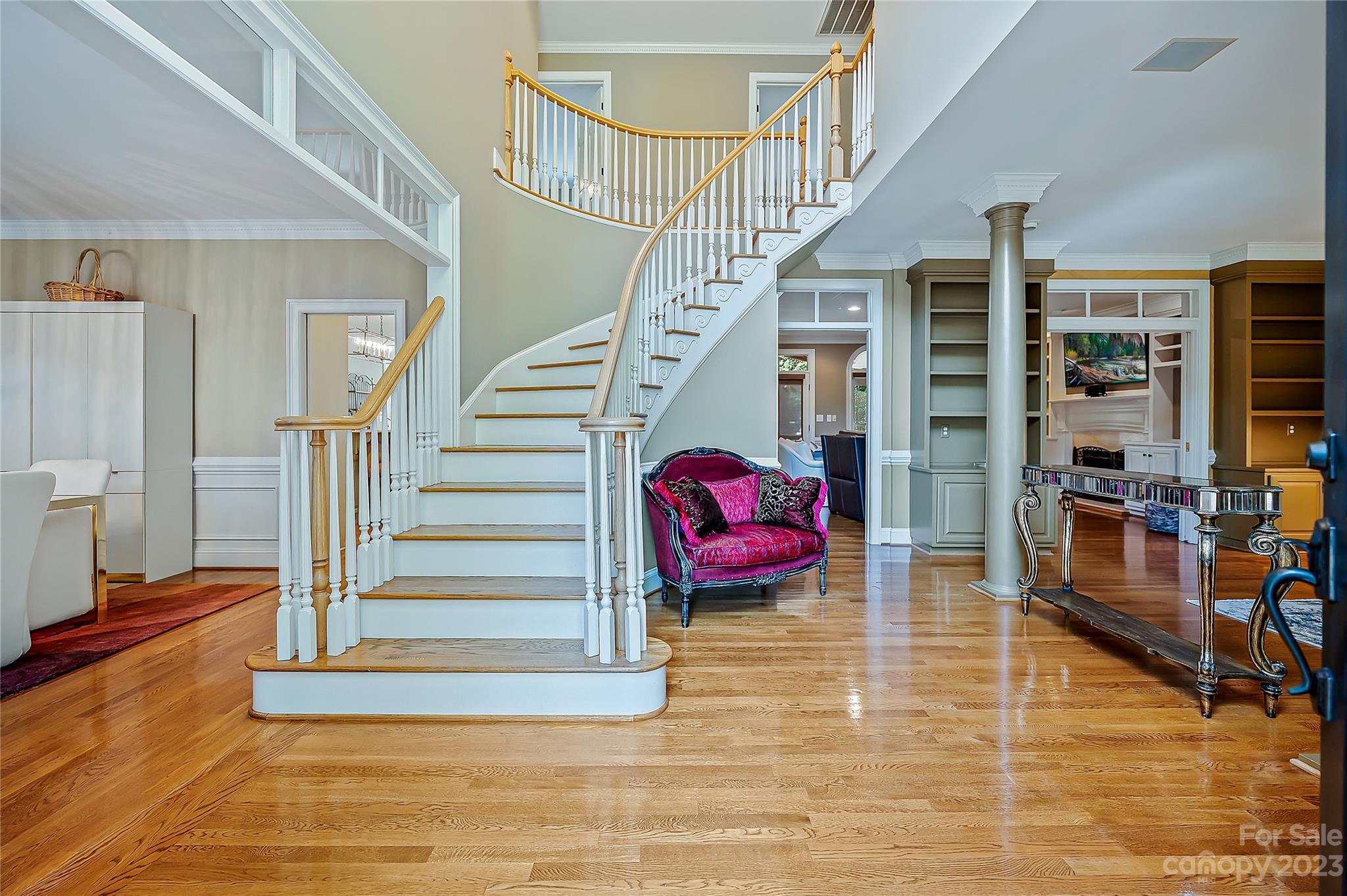4517 Binfords Ridge Road Charlotte, NC 28226 - Photo 3 of 47 a view of entryway room and hall with wooden floor