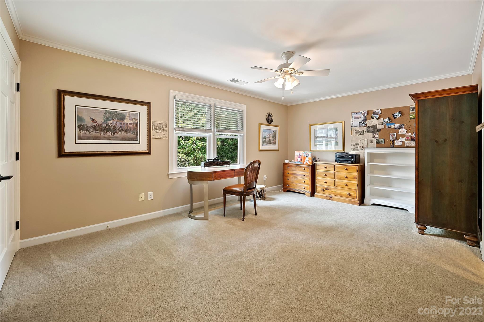 4517 Binfords Ridge Road Charlotte, NC 28226 - Photo 34 of 47 a view of a livingroom with workspace and a window