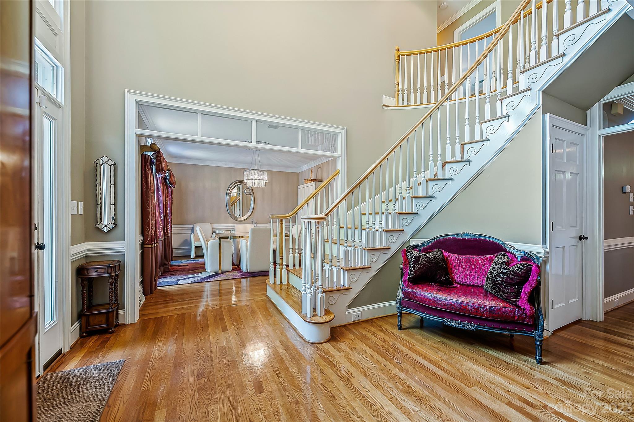 4517 Binfords Ridge Road Charlotte, NC 28226 - Photo 5 of 47 a view of entryway bedroom and hall with wooden floor