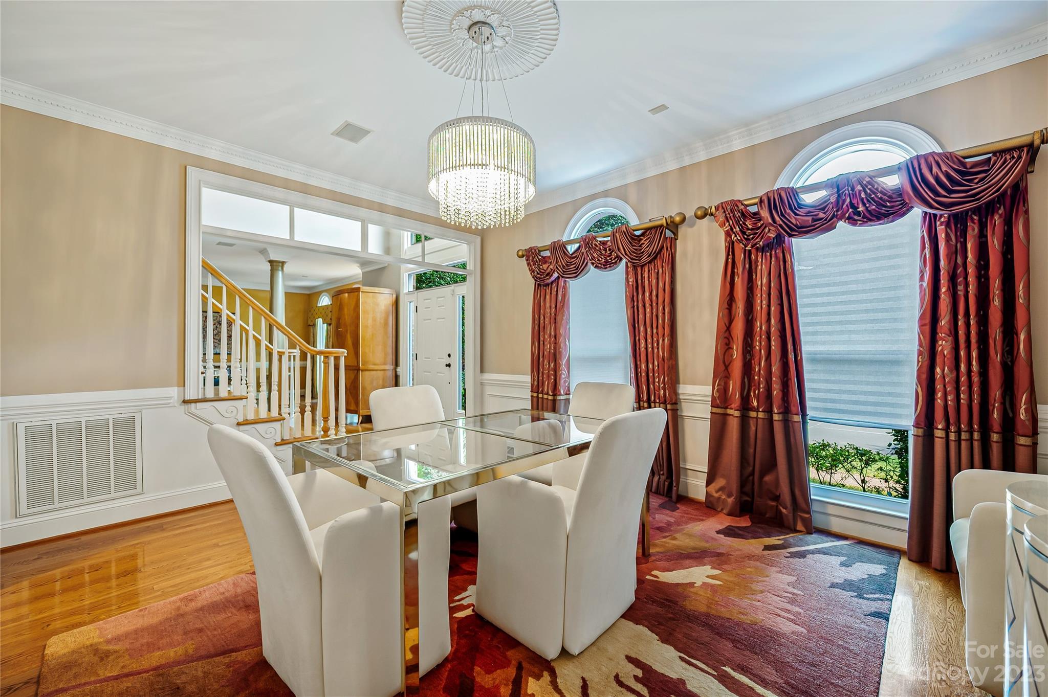 4517 Binfords Ridge Road Charlotte, NC 28226 - Photo 8 of 47 a view of a dining room with furniture window and wooden floor