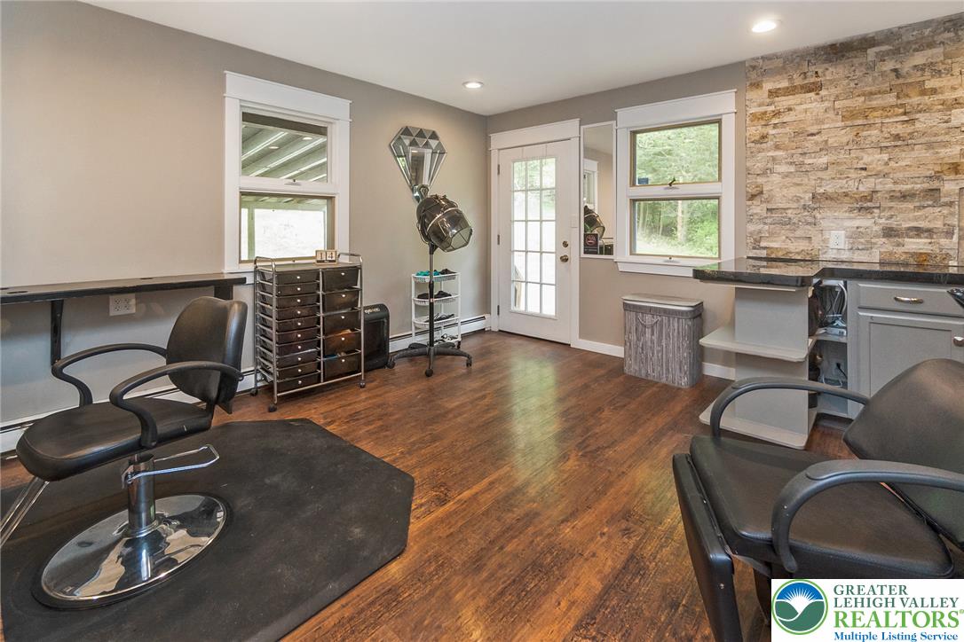 135 Haney Road Kunkletown, PA 18058 - Photo 31 of 53 a room with wooden floor and a window