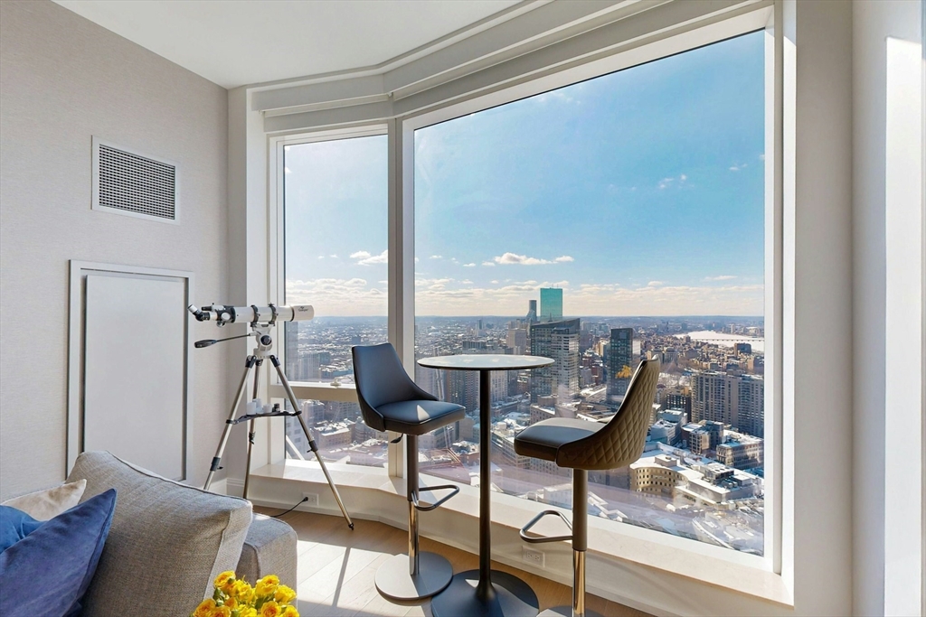 240 Devonshire Street, Unit 4505 Boston, MA 02110 - Photo 6 of 42 a view of a livingroom with furniture wooden floor and a rug
