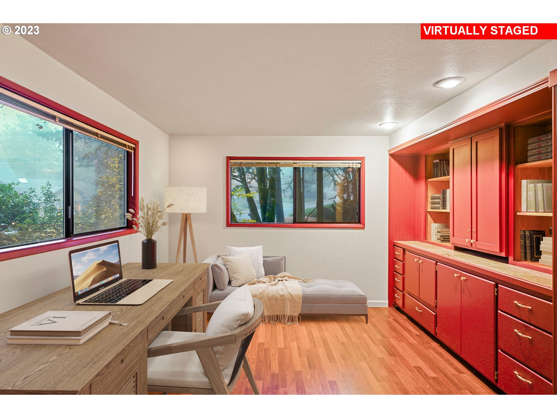 3431 Timberline Drive Eugene, OR 97405 - Photo 29 of 39 a bedroom with furniture and a large window