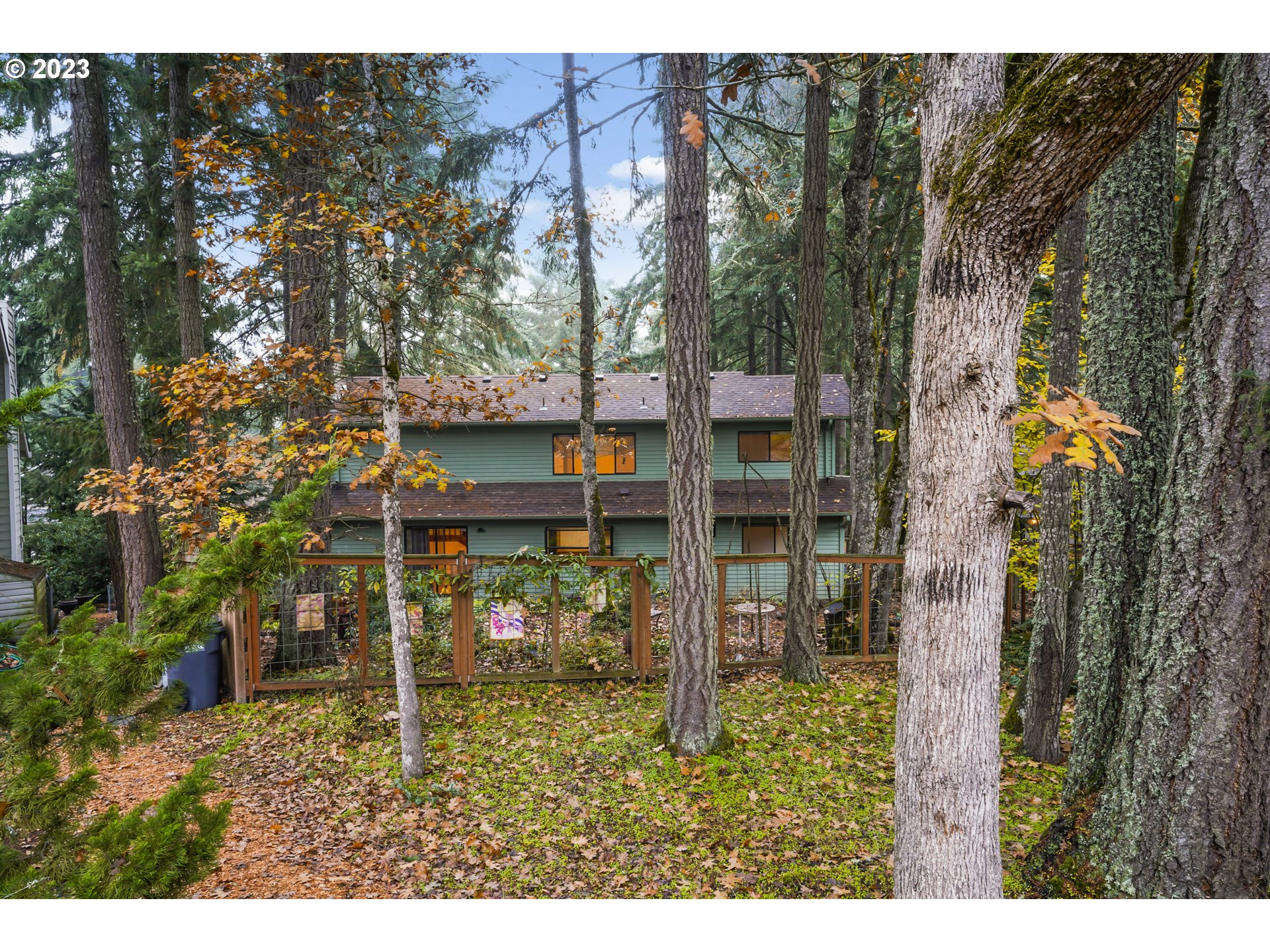 3431 Timberline Drive Eugene, OR 97405 - Photo 34 of 39 a backyard of a house with lots of green space