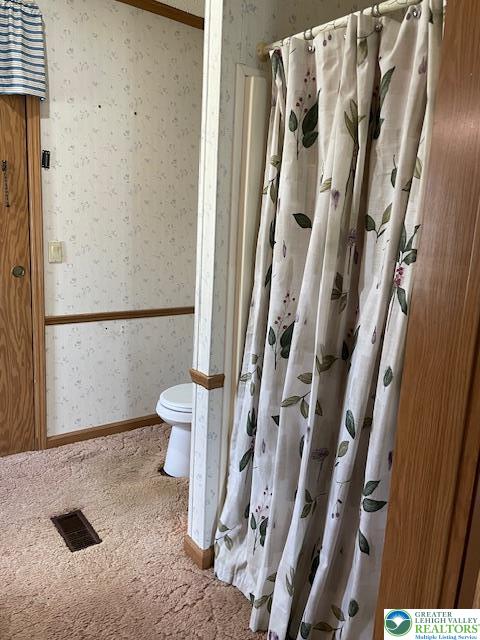38 De Rose Street Walnutport, PA 18088 - Photo 13 of 27 a bathroom with a toilet and a shower