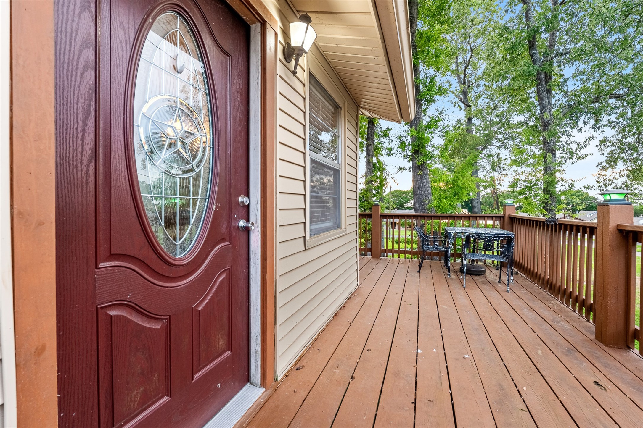439 Lakeview Harbor Onalaska, TX 77360 - Photo 7 of 43 wooden floor view with a outdoor space