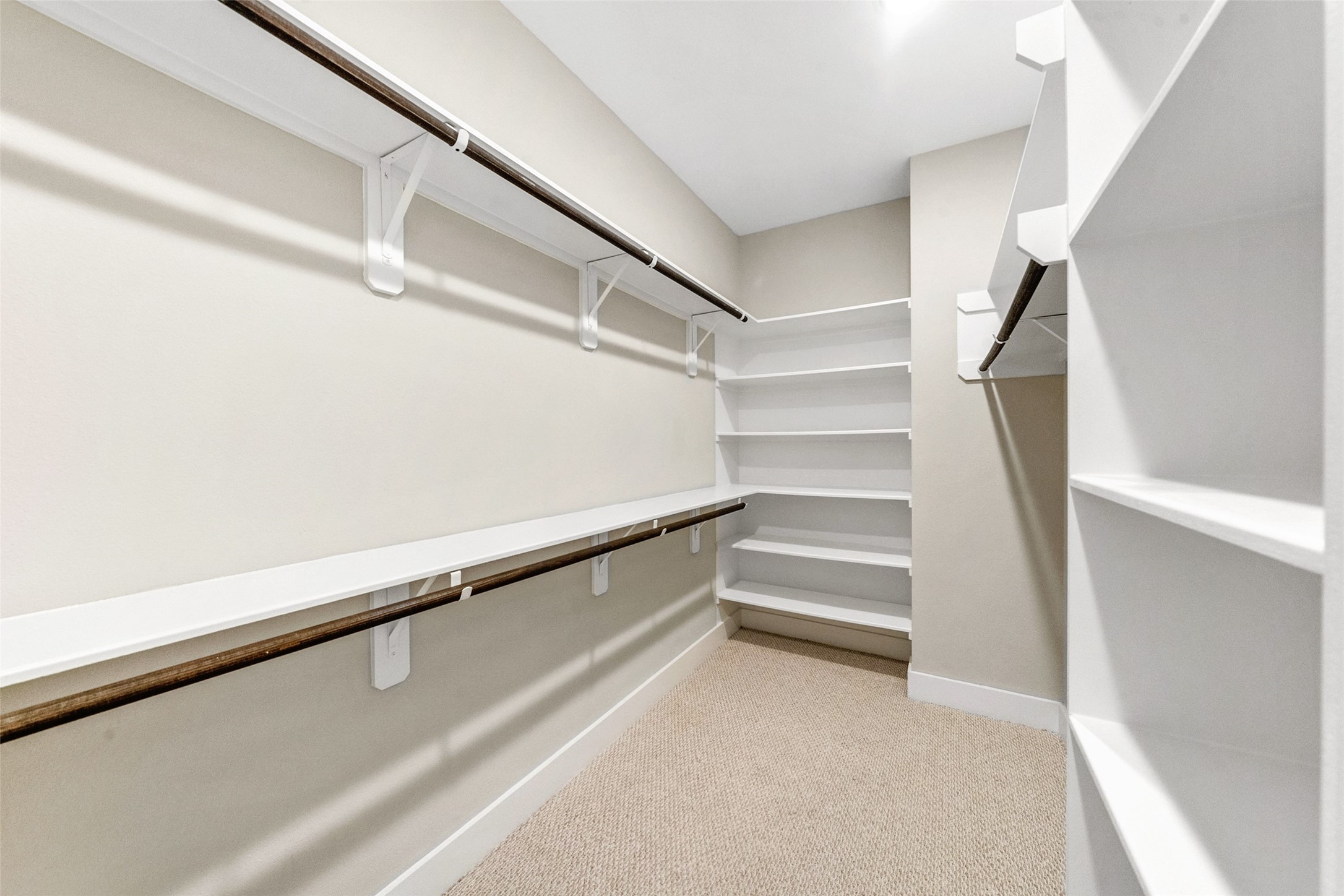 1707 Freeman Street Houston, TX 77009 - Photo 13 of 20 a storage room with empty racks