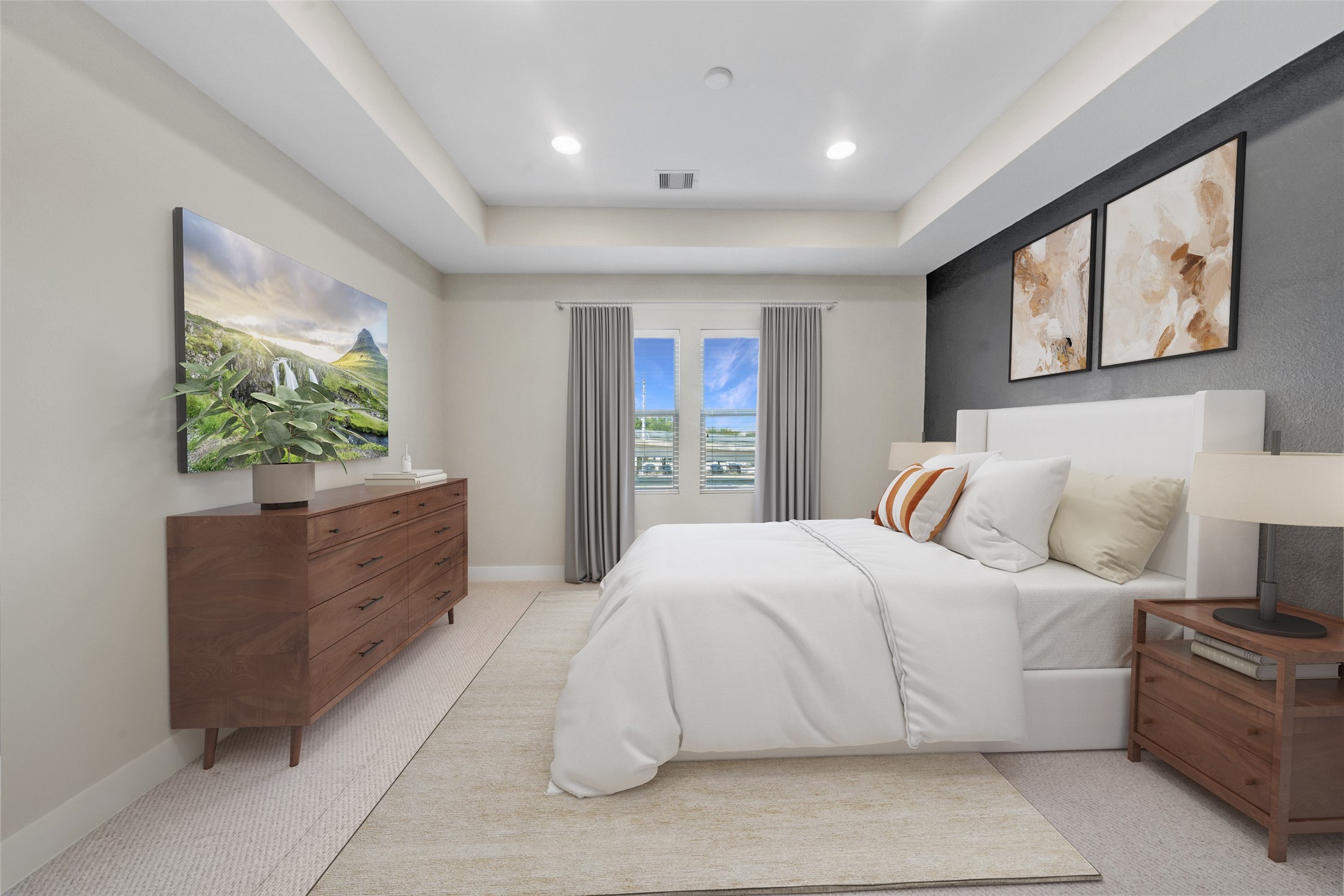 1707 Freeman Street Houston, TX 77009 - Photo 9 of 20 a spacious bedroom with a large bed and a window