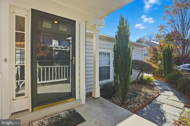 a view of a door front of a house