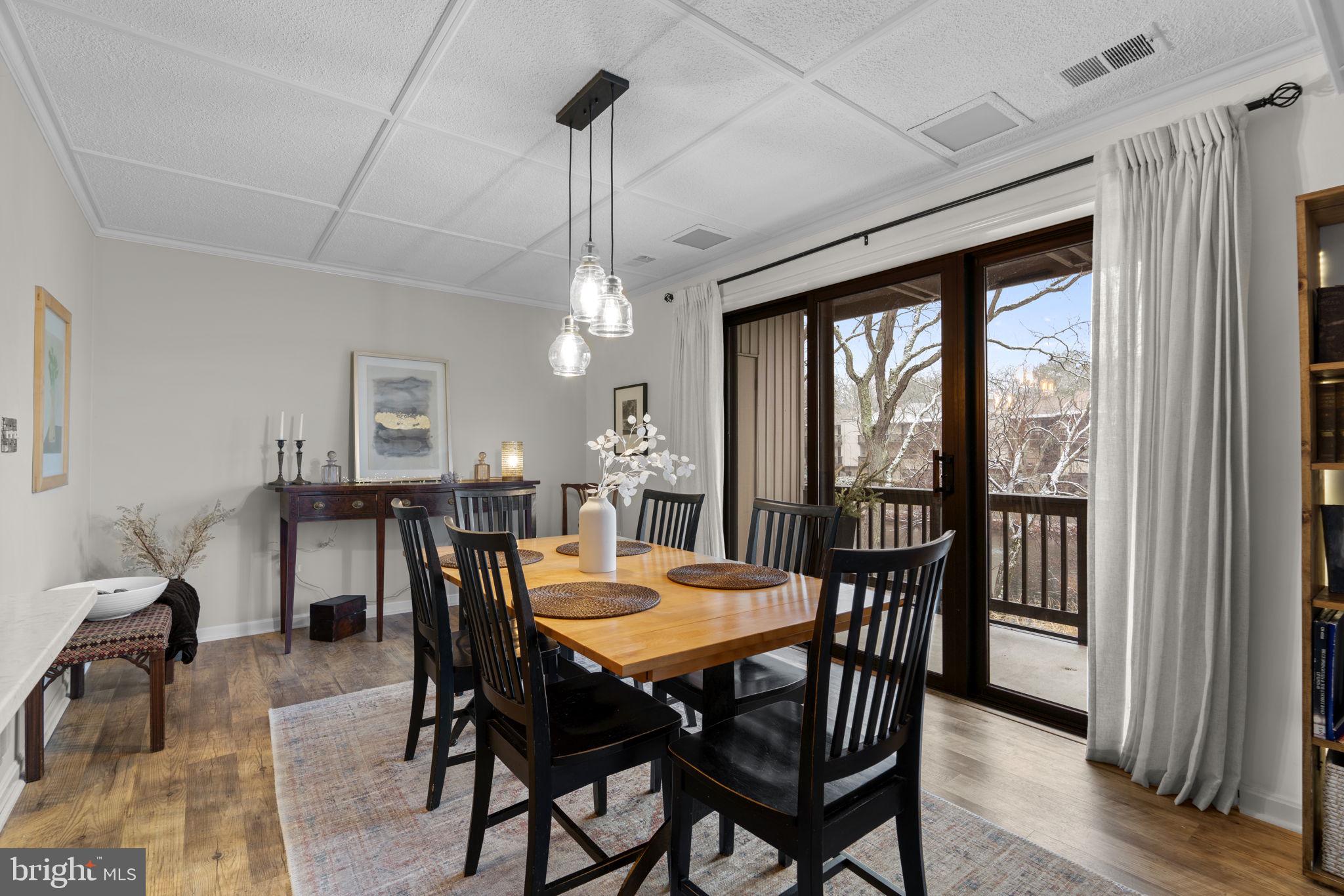 10077 Windstream Drive, Unit 4 Columbia, MD 21044 - Photo 14 of 59 DR w/slider to the balcony overlooking the lake