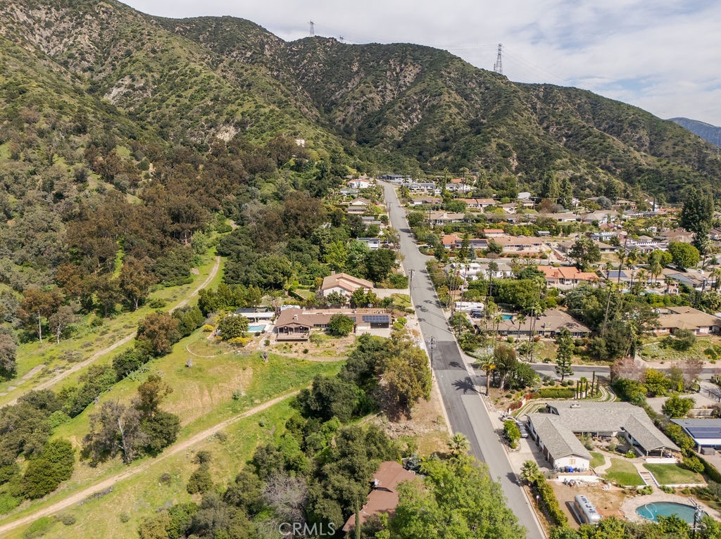 235 Spinks Canyon Road Duarte, CA 91010 - Photo 59 of 62 an aerial view of residential houses with outdoor space