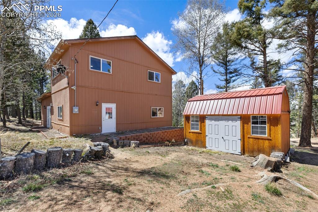 351 Porphry Road Florissant, CO 80816 - Photo 26 of 43 Recreation building and storage shed