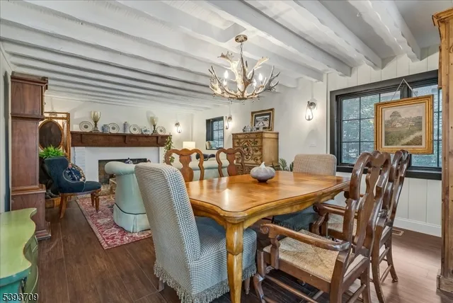 a bedroom with a bed a lamp and a closet