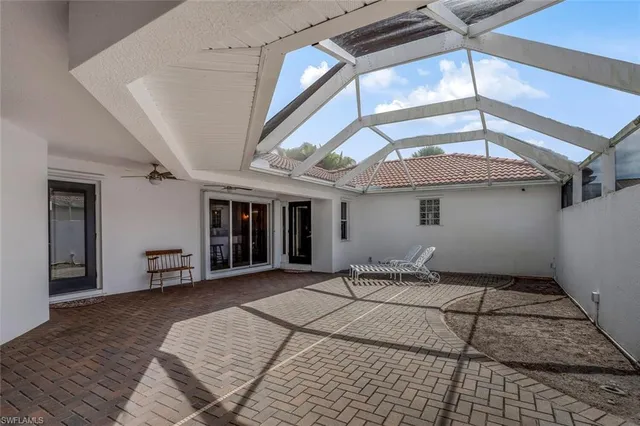 a bedroom with furniture