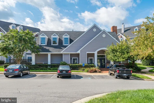 a view of a park with slide