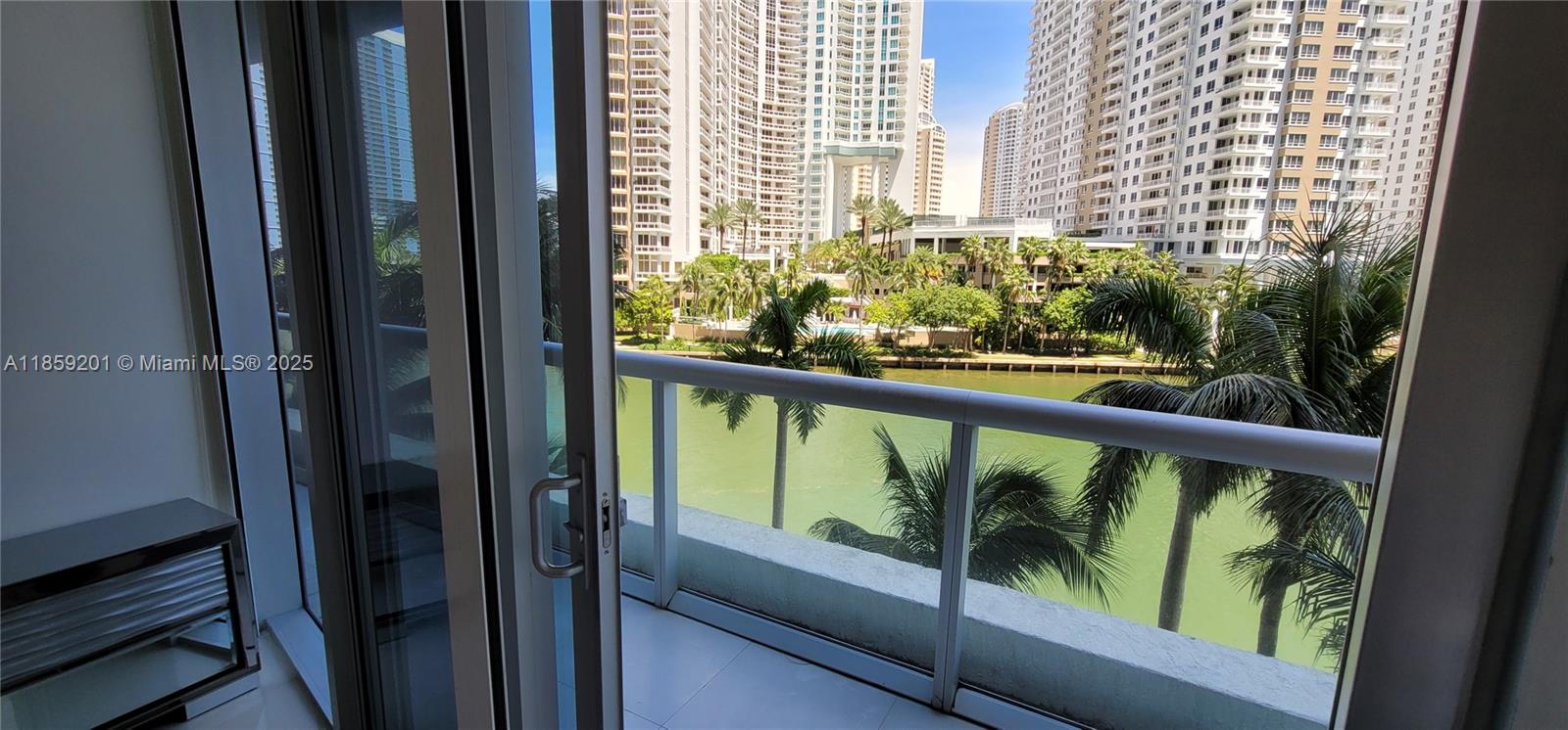 495 Brickell Avenue, Unit 420 Miami, FL 33131 - Photo 36 of 73 a view of a balcony with wooden floor