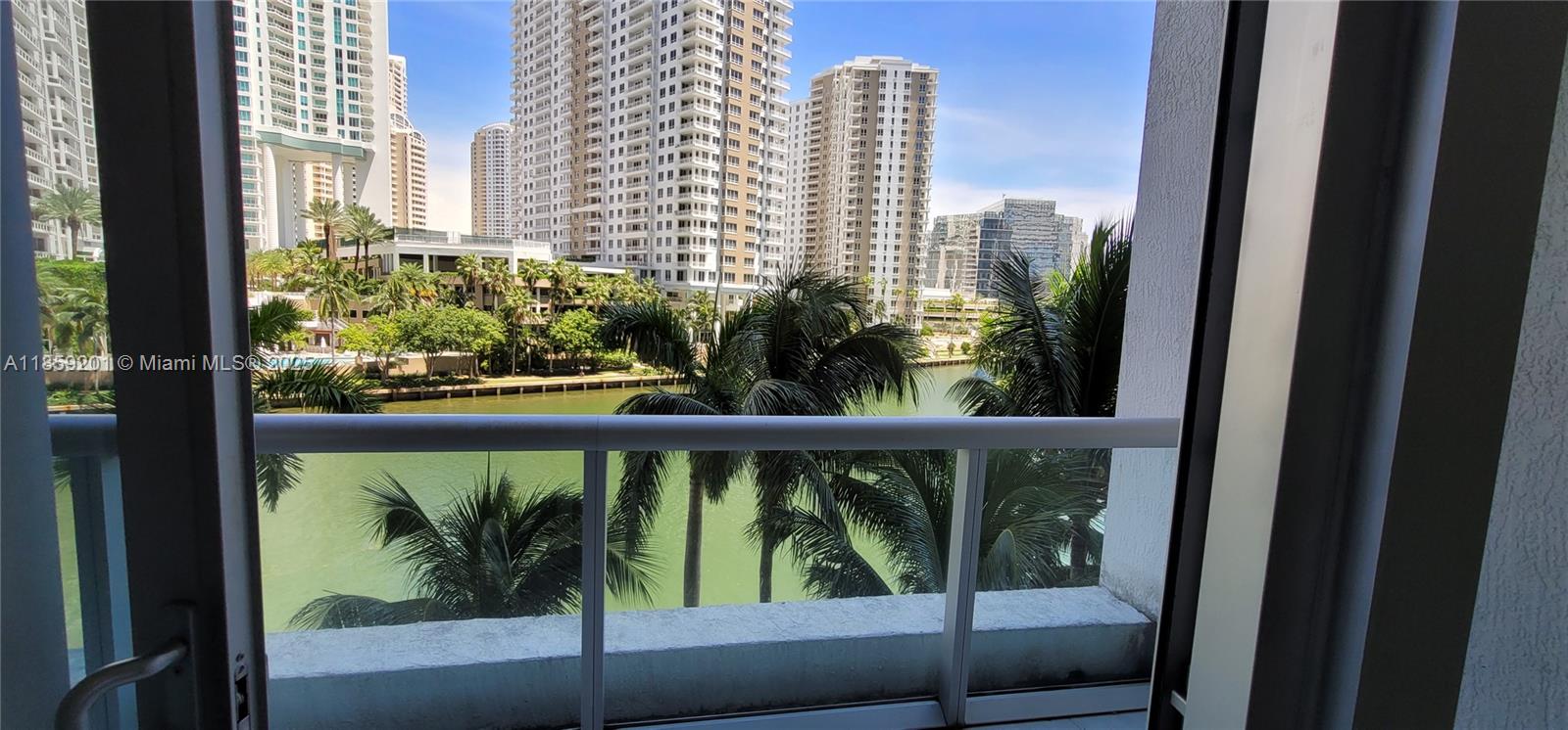 495 Brickell Avenue, Unit 420 Miami, FL 33131 - Photo 39 of 73 a view of a balcony with wooden floor