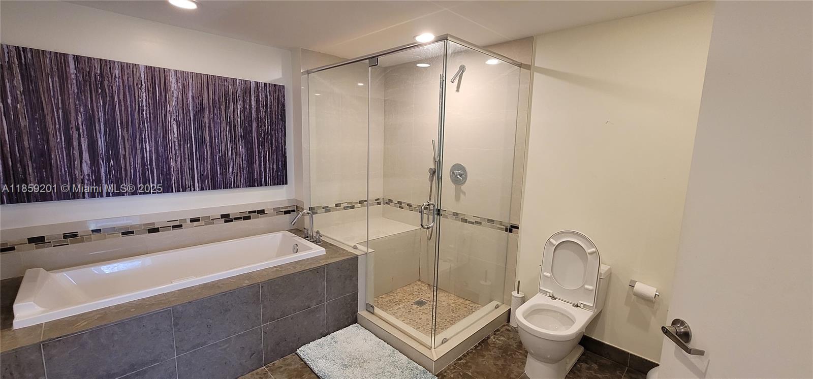 495 Brickell Avenue, Unit 420 Miami, FL 33131 - Photo 47 of 73 a bathroom with a sink toilet and shower