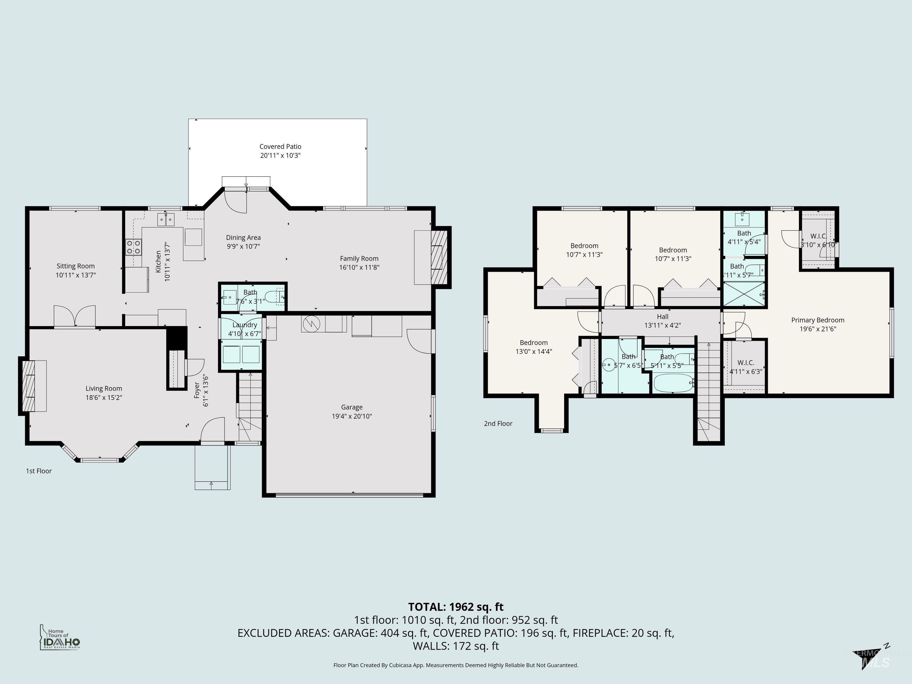 1921 Incline Way Meridian, ID 83646 - Photo 50 of 50 Floor plan